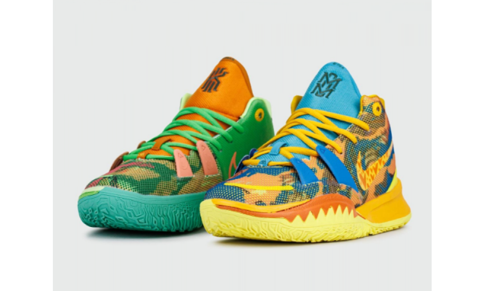 Кроссовки Nike Kyrie 7 Multi-Color Yellow Green купить в интернет